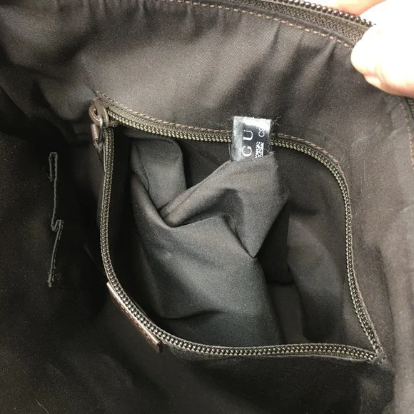 Authentic GUCCI unisex crossbody bag brown monogram canvas - Picture 14 of 15